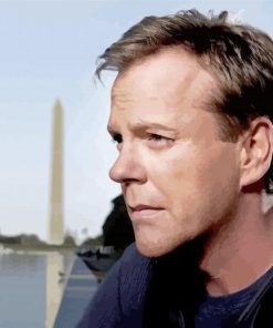 Actor Kiefer Sutherland Diamond Paintings