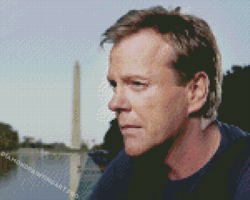 Actor Kiefer Sutherland Diamond Paintings