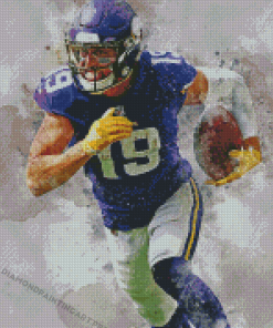 Adam Thielen Minnesota Vikings Diamond Paintings