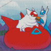 Aesthetic Latias Diamond Painting