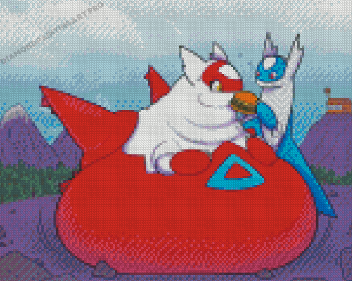 Aesthetic Latias Diamond Painting