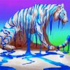 Albino Tiger Diamond Paintings