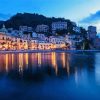 Amalfi Coast At Night Diamond Painting