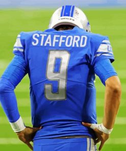 American Football Player Matthew Stafford Diamond Paintings