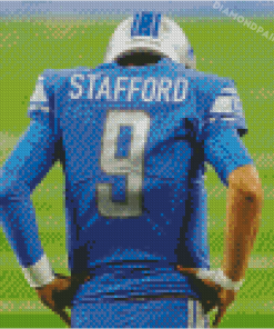 American Football Player Matthew Stafford Diamond Paintings