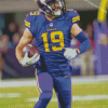 American Football Wide Receiver Adam Thielen Diamond Paintings