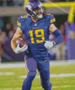 American Football Wide Receiver Adam Thielen Diamond Paintings