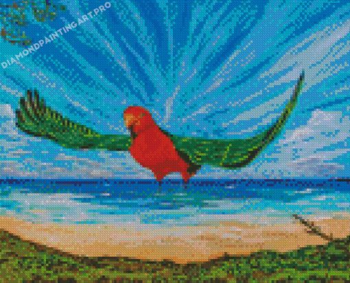 Australian King Parrot Diamond Paintings