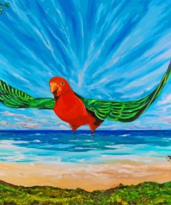 Australian King Parrot Diamond Paintings