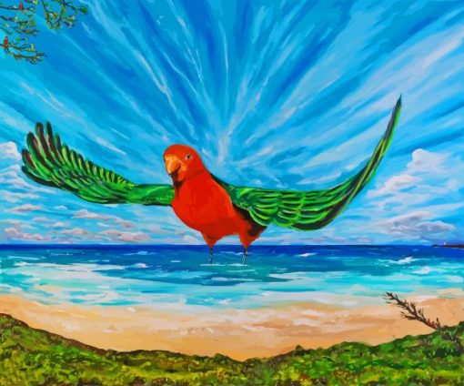 Australian King Parrot Diamond Paintings