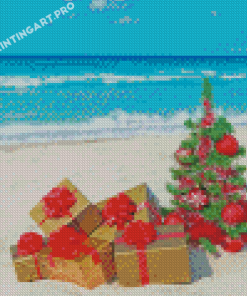 Beach Christmas Gifts Diamond Paintings