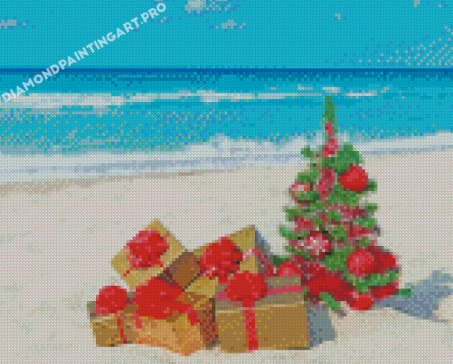 Beach Christmas Gifts Diamond Paintings