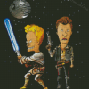 Beavis And Butt Head In Space Diamond Paintings