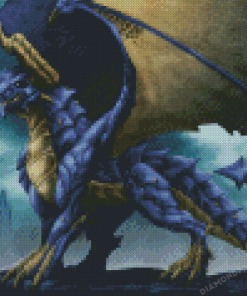 Behemoth Blue Dragon Diamond Painting