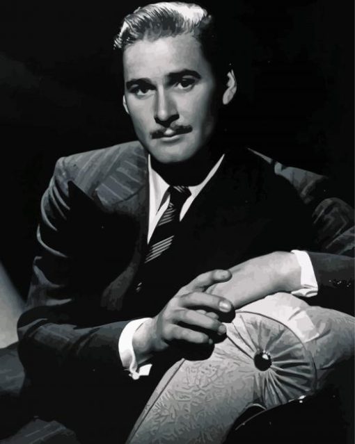 Black And White Errol Flynn Diamond Paintings