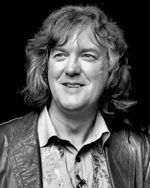 Black And White James May Diamond Painting