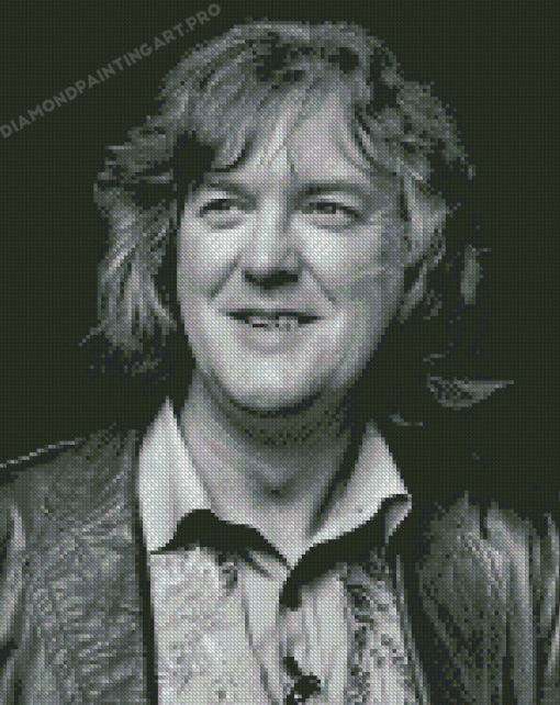 Black And White James May Diamond Painting