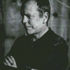 Black And White Actor Kiefer Sutherland Diamond Paintings