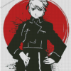 Black And White Riza Hawkeye Diamond Paintings