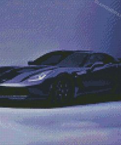 Black Corvette Diamond Paintings