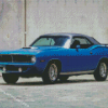 Blue 1970 Plymouth Barracuda Diamond Paintings