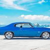 Blue Chevy Chevelle Ss Car Diamond Painting