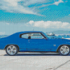 Blue Chevy Chevelle Ss Car Diamond Painting