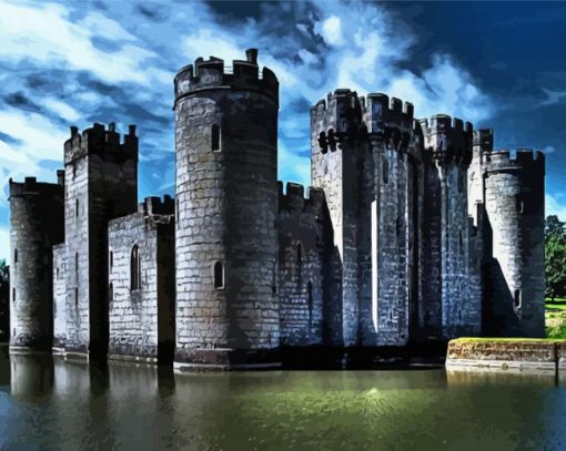 Bodiam Castle Building Diamond Paintings