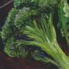 Broccoli Vegetable Art Diamond Painting