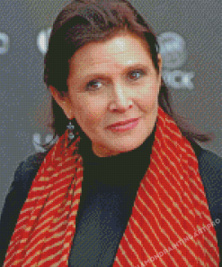 Carrie Fisher American Actress Diamond Paintings