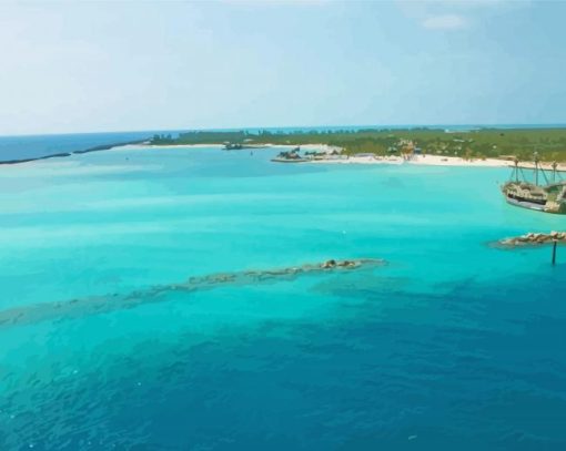 Castaway Cay Seascape Diamond Paintings