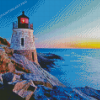 Castle Hill Lighthouse Newport Diamond Painting