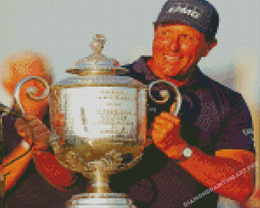 Champion Phil Mickelson Diamond Painting