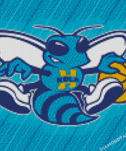 Charlotte Hornets Basketball Team Logo Art Diamond Painting