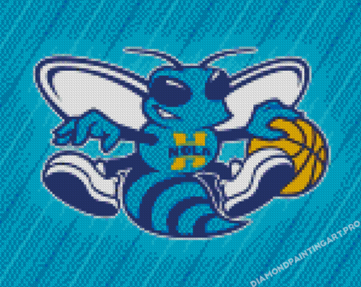 Charlotte Hornets Basketball Team Logo Art Diamond Painting