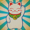 Chinese Lucky Cat Diamond Painting