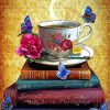 Coffee And Books Diamond Paintings