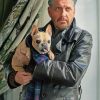 Craig Ferguson With A Dog Diamond Paintings