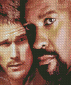 Denzel Washington And Ethan Hawke From Training Day Diamond Painting