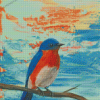 Eastern Bluebird Diamond Painting