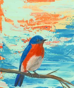 Eastern Bluebird Diamond Painting