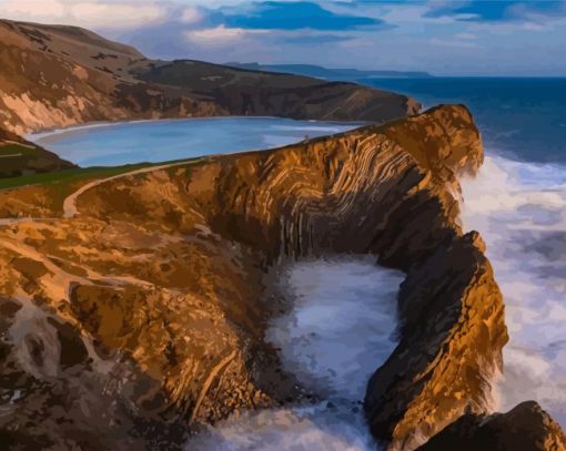 England Lulworth Cove Diamond Paintings