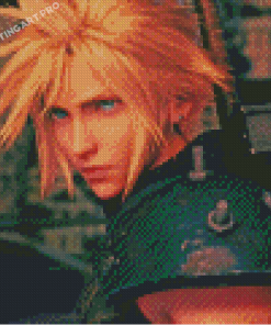 Final Fantasy Vii Game Character Diamond Painting