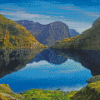 Fiordland Landscape Reflection Diamond Painting