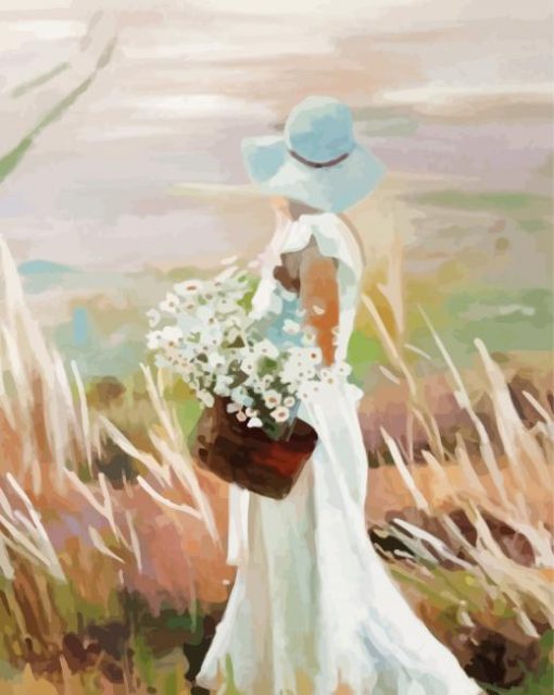 Flower Picking Diamond Painting