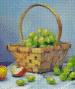 Fruit Basket Still Life Diamond Painting