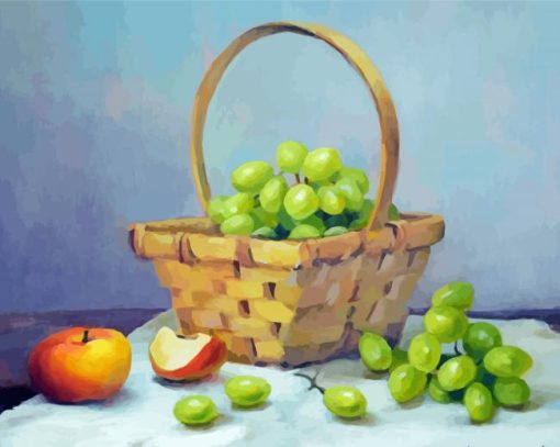 Fruit Basket Still Life Diamond Painting