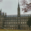 Georgetown University Building Diamond Paintings