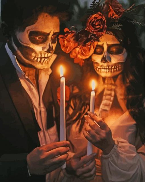 Halloween Wedding Diamond Paintings