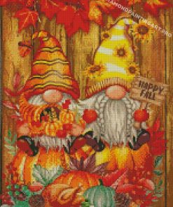 Happy Fall Gnomes Diamond Paintings